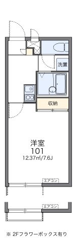レオパレスリバーサイド下北の間取り|画像2