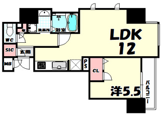 【間取り】 | S-RESIDENCE神戸元町
