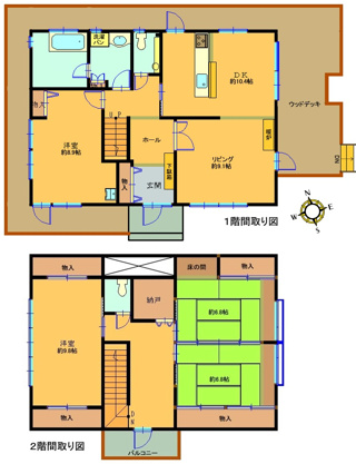 【間取り】 | 大室高原別荘地　戸建