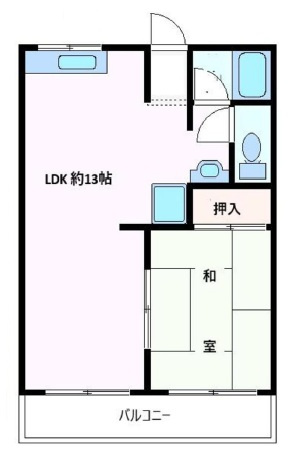呉川町ハイツの間取り