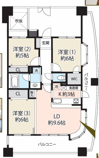 【間取り】 | レクセルマンション西川口第3