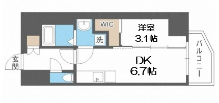 【間取り】 | MELDIA CREST 桜ノ宮 Kirsch