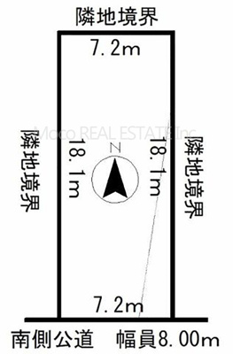 【区画図】 | 北見市とん田西町新築住宅