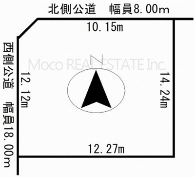 【区画図】 | 北見市美山町新築住宅