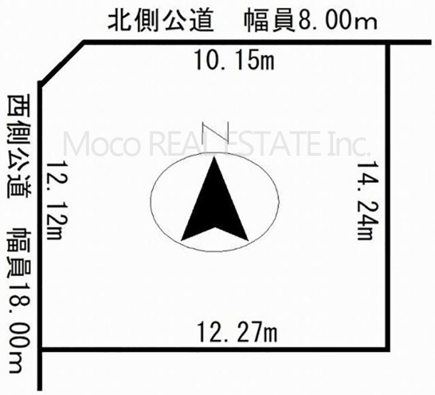 【区画図】 | 北見市美山町新築住宅