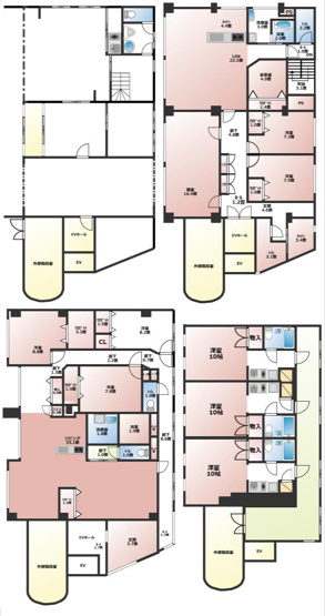 【間取り】 | 里　共同住宅