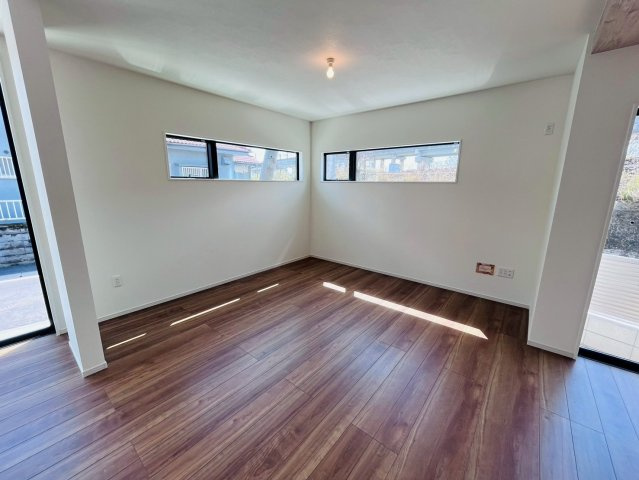 ケイアイグレイス／南区富合町１期／１号棟の居間・リビング|間仕切り対応可能なLDKの一角。