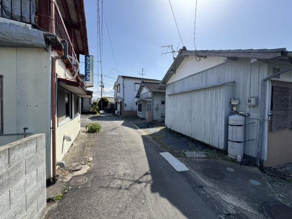 宮崎市恒久　土地の前面道路含む現地写真