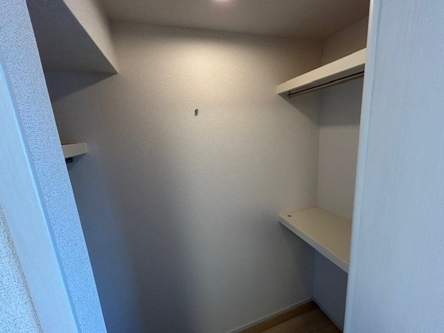 朝倉市馬田のアパートの収納|専用の収納スペースです