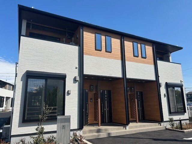 朝倉市馬田のアパートの外観|物件の外観です