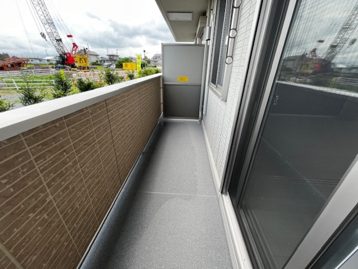 D-room姉体ⅢBのバルコニー