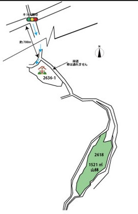 二丈深江　売地の区画図