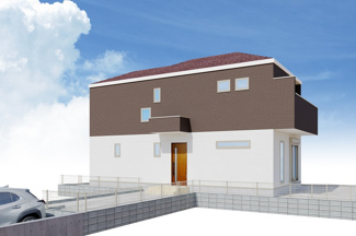 【外観】 | 藤沢市石川  1号棟 5期 | イメージパース（建物完成時に異なる場合がありその際は現況優先となります）