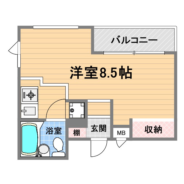 レジデンシア甲子園口の間取り