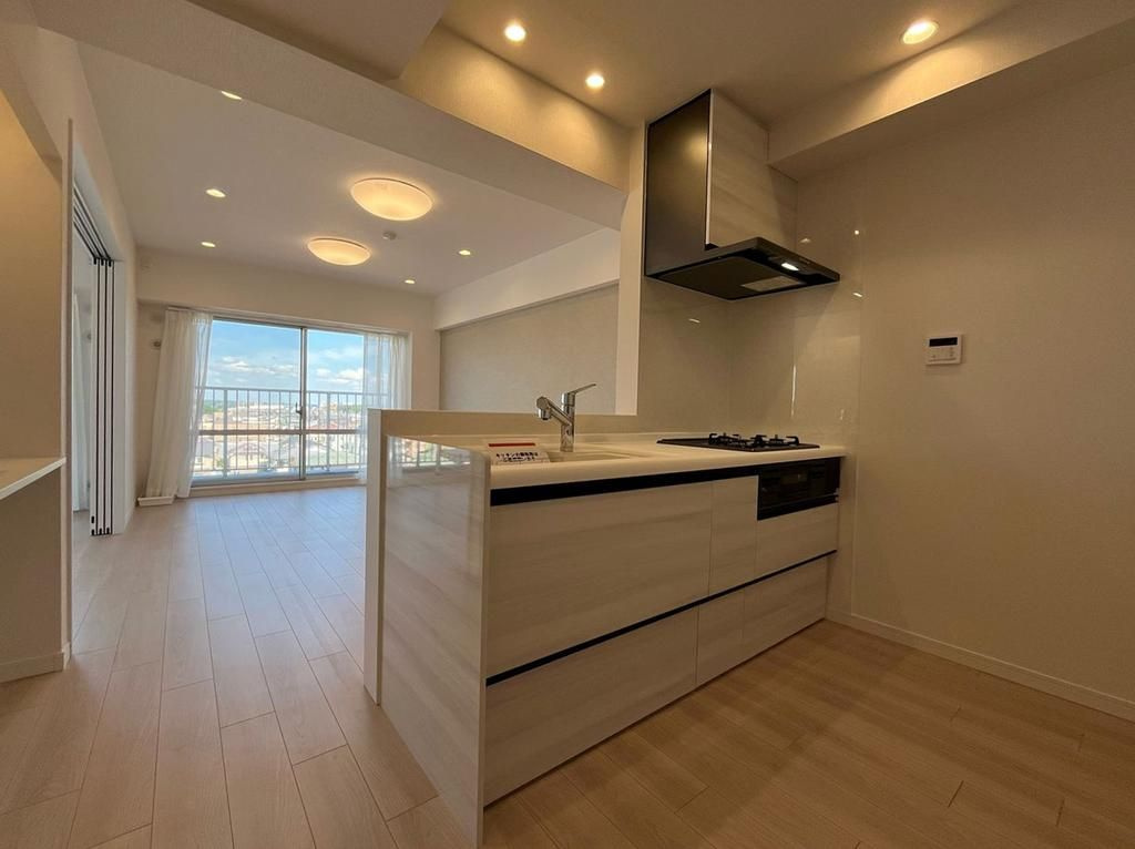 青梅市新町１丁目の中古マンションのキッチン