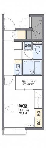 レオパレスＦ　ＯＨＡＮＡの間取り
