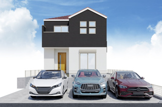 【外観】 | 藤沢市石川  2号棟 5期 | イメージパース（建物完成時に異なる場合がありその際は現況優先となります）