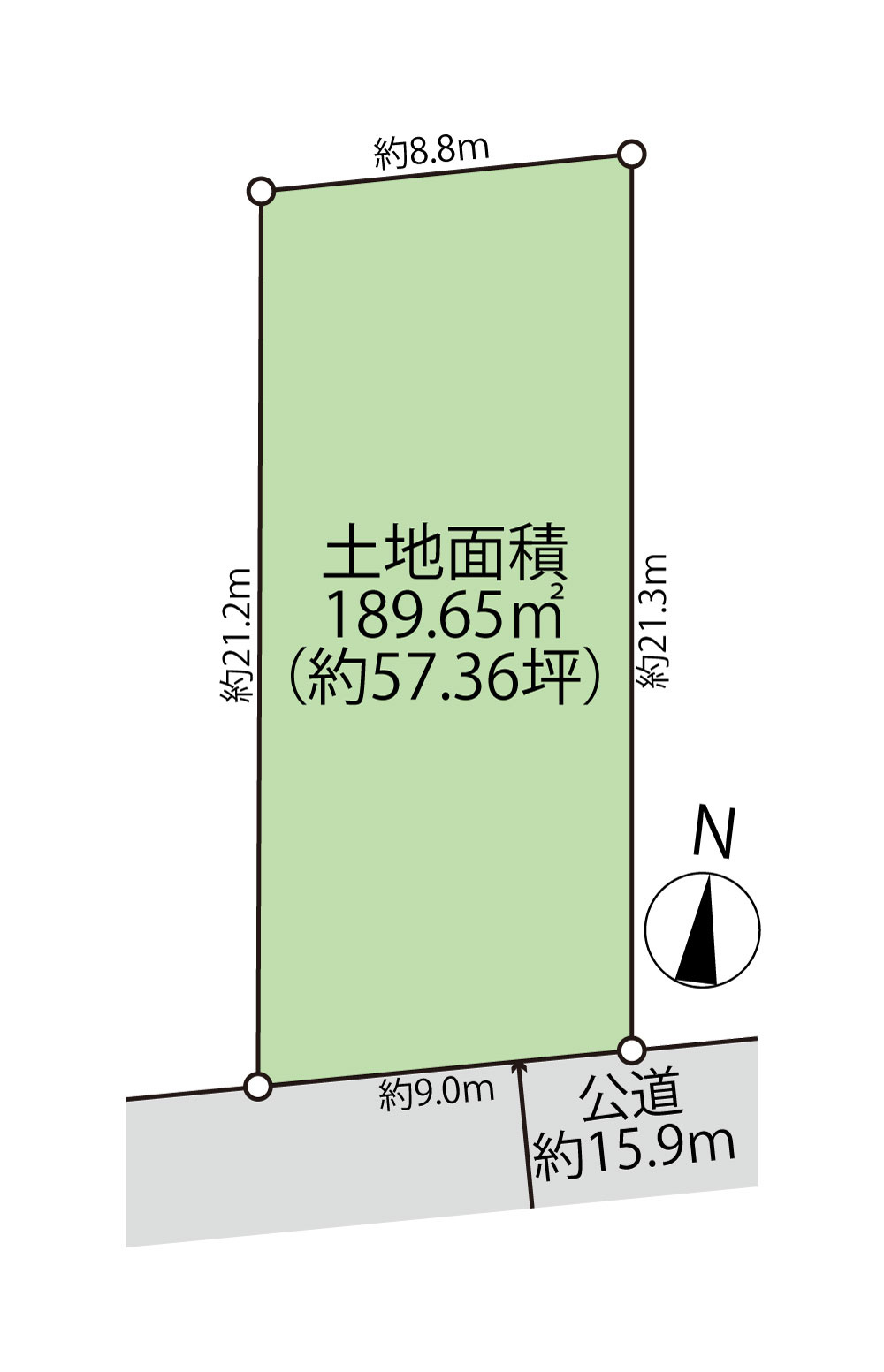 尾張旭市白鳳町２丁目土地