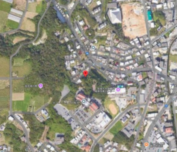 【地図】南城市大里仲間　売地