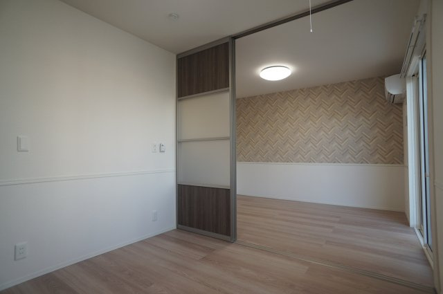 熊本市南区白藤２丁目のアパートの寝室