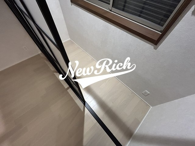 前橋市総社町総社のアパートのバルコニー