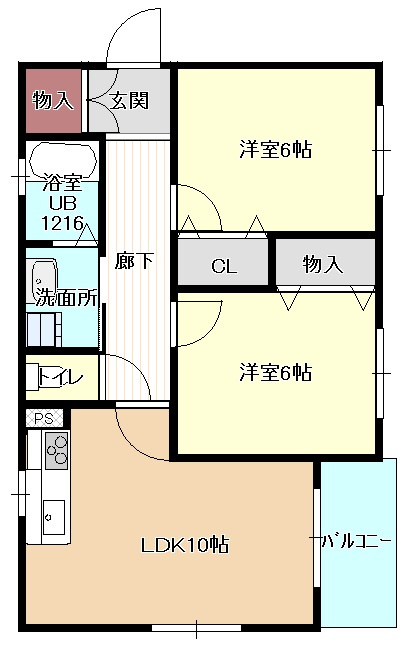 ペイサージュの間取り