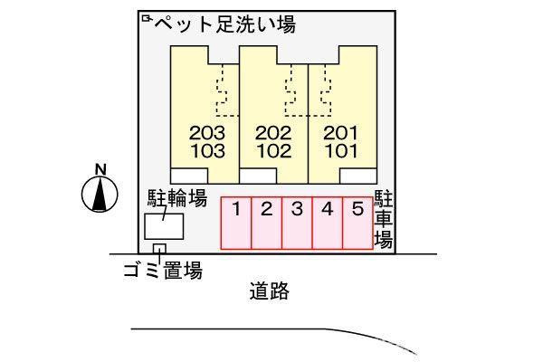 ウエスト　パークの区画図