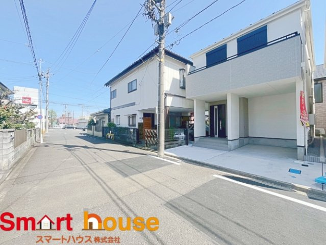 相模原市中央区星が丘　新築２棟の前面道路含む現地写真