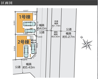 【区画図】 | 名古屋市瑞穂区荒崎町705　新築一戸建て　 | キャンペーン対象物件です♪詳細は弊社ホームページもしくはスタッフまでお気軽にお問合せ下さいませ♪ お役に立てる自信があります♪