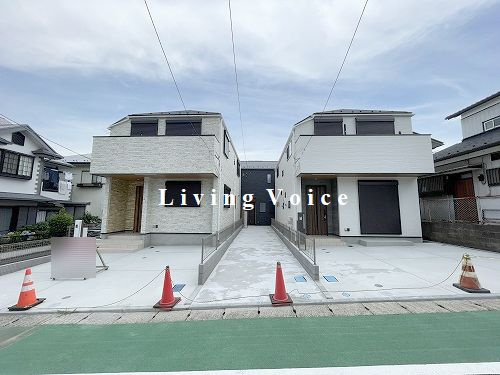 【外観】 | 【仲介手数料０円】座間市立野台2丁目　新築一戸建て　Ｂ号棟　全3棟 | 全体【仲介手数料０円】座間市立野台2丁目　新築一戸建て　全3棟