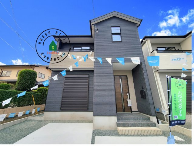 合志市幾久富第5-2棟（1号棟）　の外観|デザイン性のある外観です。