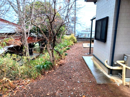 熊谷市小八林　中古戸建の外観|敷地内