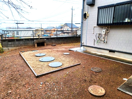 熊谷市小八林　中古戸建の外観|敷地内
