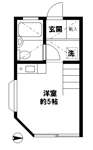 ビーンズ国立の間取り