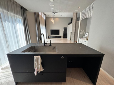 【キッチン】 | 【ビルドインガレージ】つくば市大角豆　平屋