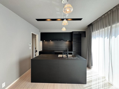 【キッチン】 | 【ビルドインガレージ】つくば市大角豆　平屋