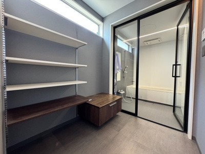 【浴室】 | 【ビルドインガレージ】つくば市大角豆　平屋