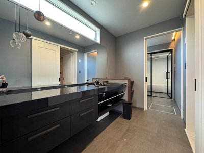 【独立洗面台】 | 【ビルドインガレージ】つくば市大角豆　平屋