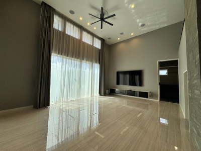 【居間・リビング】 | 【ビルドインガレージ】つくば市大角豆　平屋