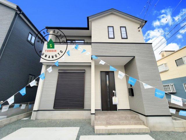 合志市幾久富第5-2棟（2号棟）　の外観|デザイン性のある外観です。