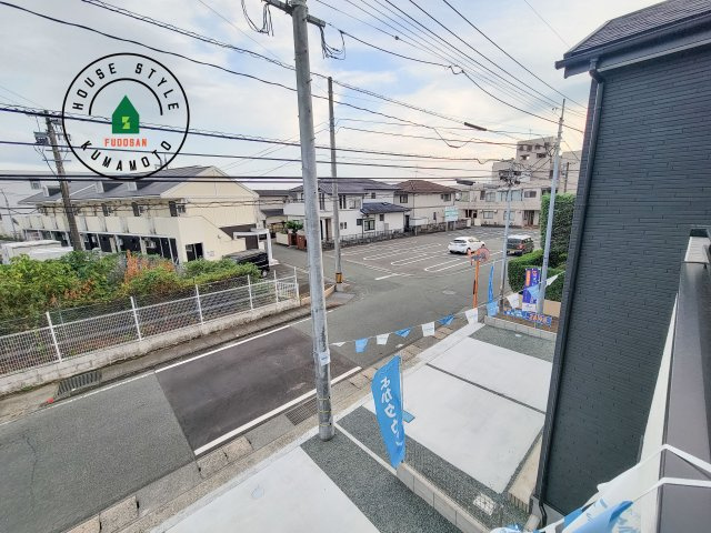 合志市幾久富第5-2棟（2号棟）　の展望|窓から緑が見える物件も魅力的です。