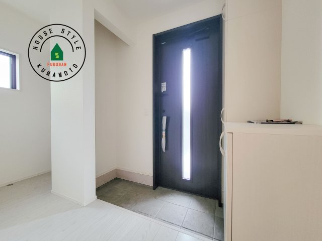 合志市幾久富第5-2棟（2号棟）　の防犯設備|二重ロックでしっかり防犯対策ができます。