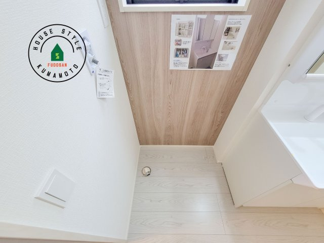 合志市幾久富第5-2棟（2号棟）　のランドリースペース|ランドリースペースとなります。広々して有効的にご使用できます。 