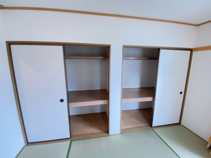 熊本市南区野口１丁目のアパートの収納