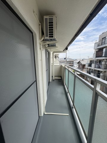 CHハイツのバルコニー