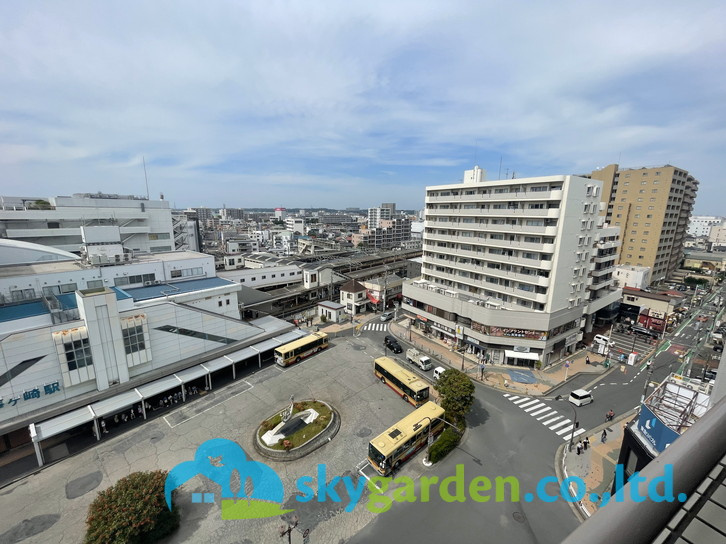 ジョイ茅ヶ崎第２ビルの展望|目の前が駅のマンション