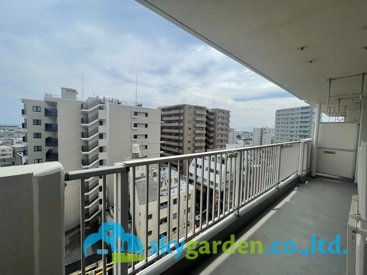 ジョイ茅ヶ崎第２ビルの展望|8階なので海も一望できます。