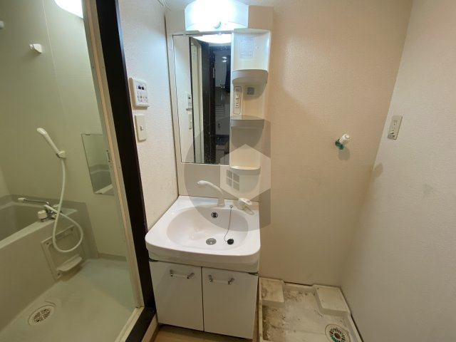 アルベージュ八戸ノ里1番館の独立洗面台