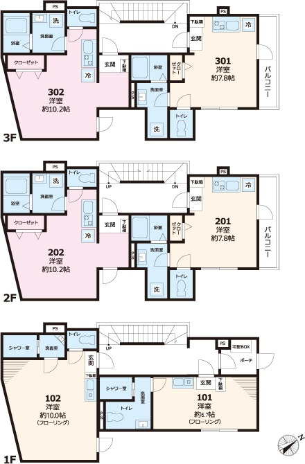 Northbell池袋の間取り