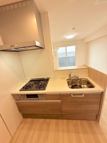 ロータスヒル　A棟のキッチン